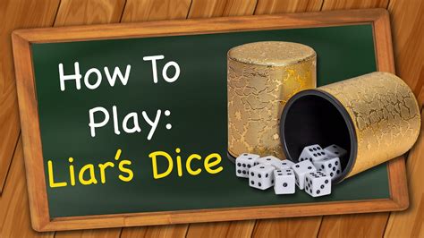how to play liars poker with dice